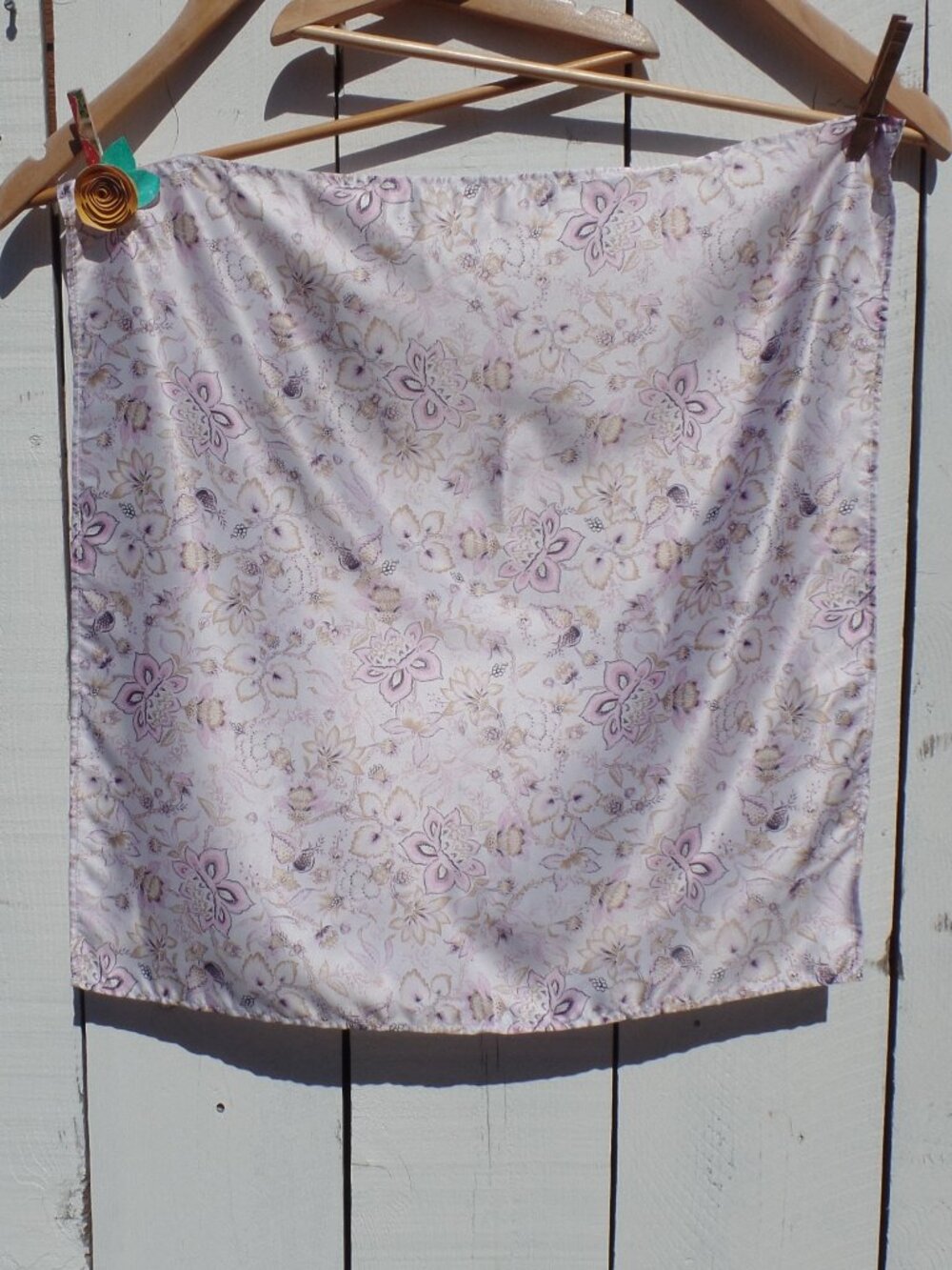 Floral Silky Scarf